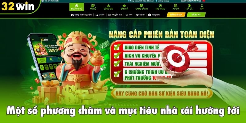 Một số phương châm và mục tiêu nhà cái hướng tới