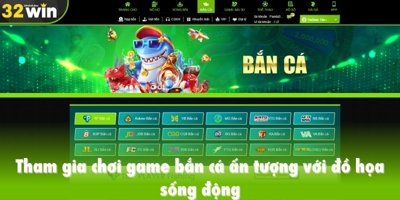 Tham gia chơi game bắn cá ấn tượng với đồ họa sống độngTham gia chơi game bắn cá ấn tượng với đồ họa sống động