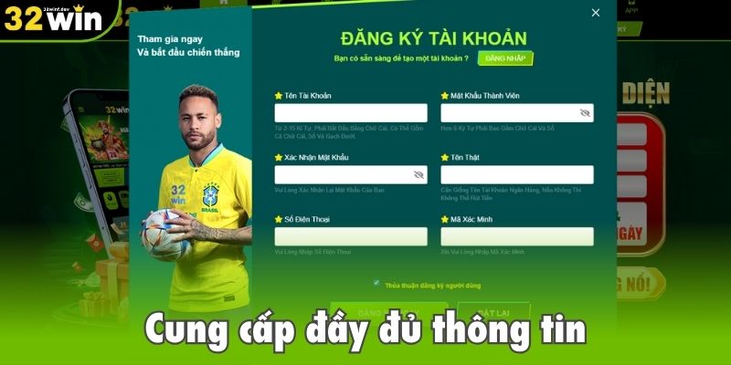 Cung cấp đầy đủ thông tin