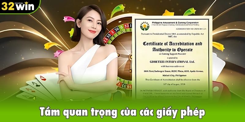 Tầm quan trọng của các giấy phép